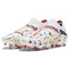 Puma Future Ultimate 7 FG AG Creativity Pack Herre Sneakers Hvit Hav-Tropisk Turkis-Surf 107836-01