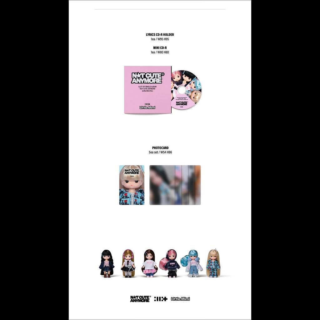 [Pre-order] ILLIT - NOT CUTE ANYMORE (Little Mimi Ver.) + Free Gift