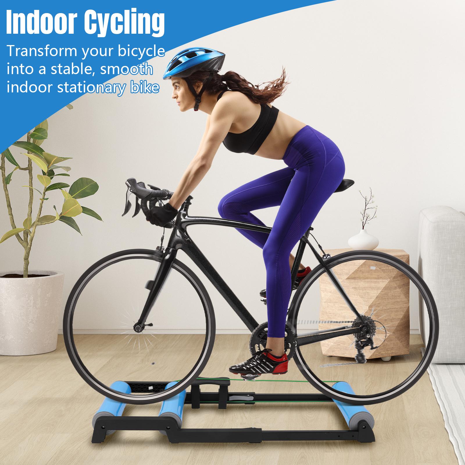 Cycling Training Platform Roller Anti-Slip Indoor Bike Resistance Trainer Cycling Exercise Training Roller for Sports & Fitness