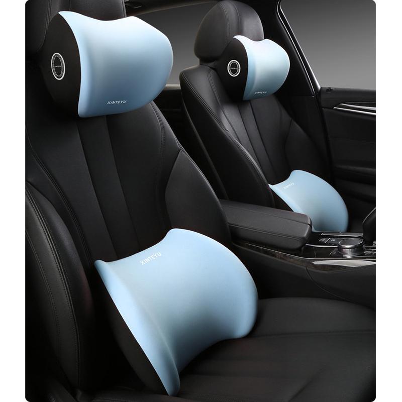 Auto Hoofdsteun/Lendensteun Auto Nek Kussen Taille Kussen Bestuurdersstoel Rugleuning Auto Kussen Rijden Lendensteun Taille Ondersteuning