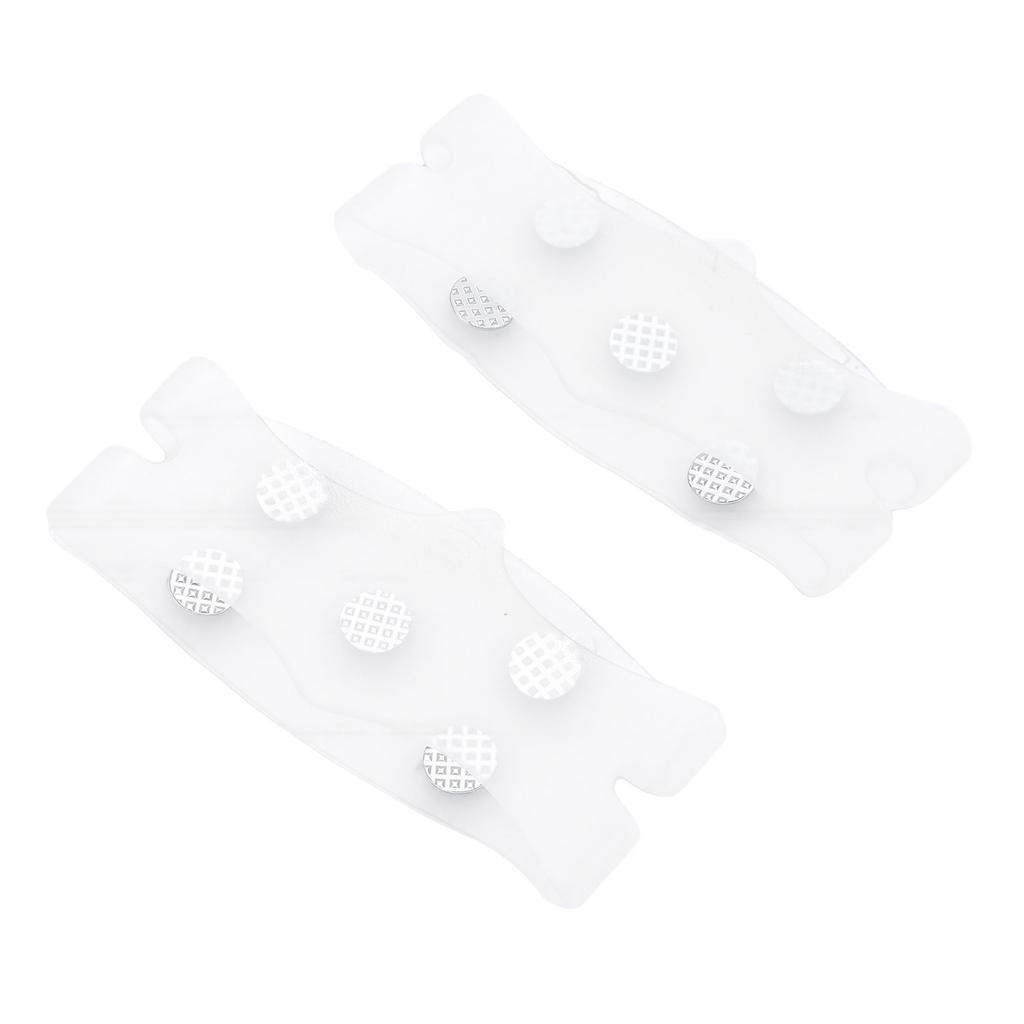 2pcs 5 Prong Ice Cleats Non Slip Enhanced Grip Portable Shoe Spikes for Winter Hiking Snow Traction