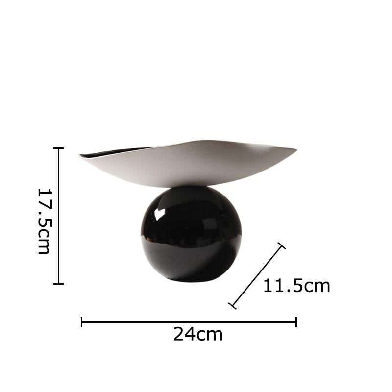 

Creative White Semicircle Statue Modern Crafts Desk Decoration Abstract Artwork Sculpture Ornaments Room Aesthetics Decor