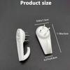 Invisible Nail, Seamless Wall Hook for Wedding Photos and Picture Frames - No Drilling Required, Strong Adhesive Hooks, Utility Hooks