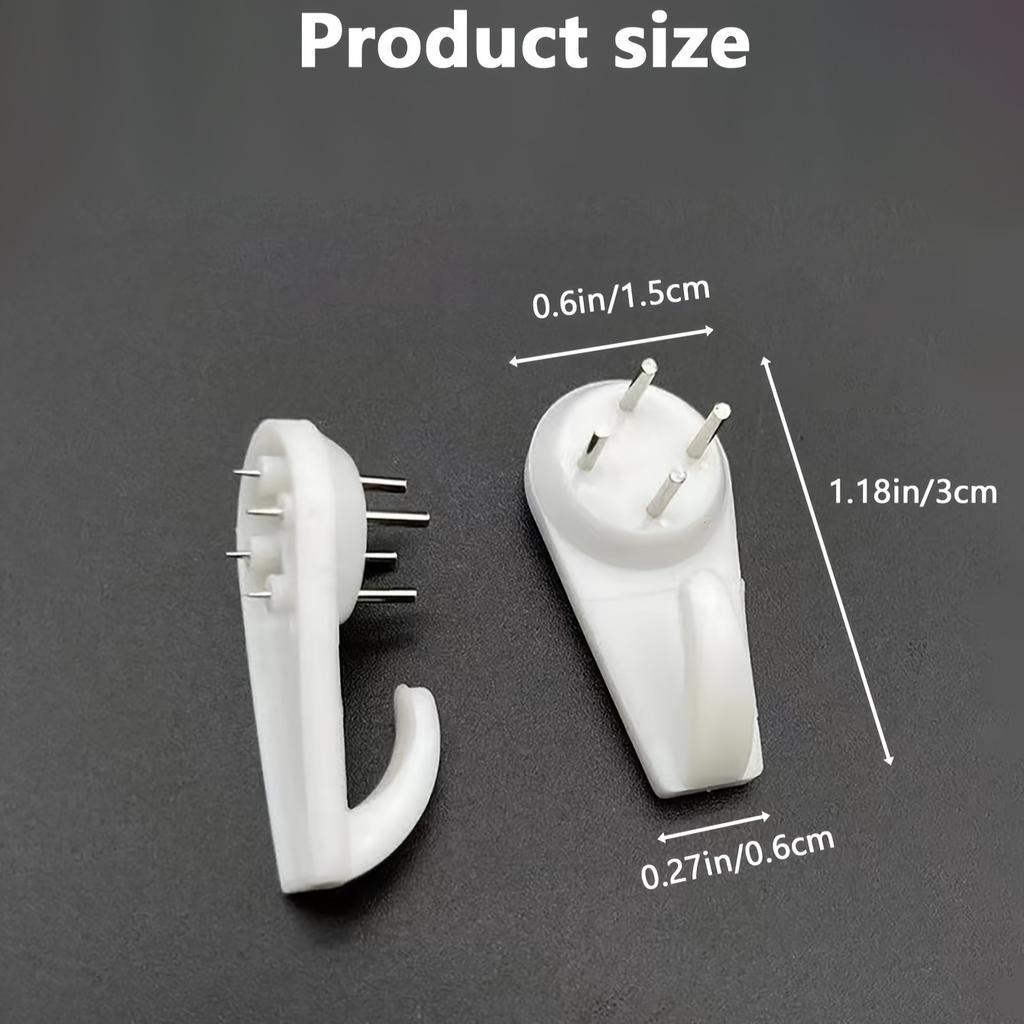 Invisible Nail, Seamless Wall Hook for Wedding Photos and Picture Frames - No Drilling Required, Strong Adhesive Hooks, Utility Hooks