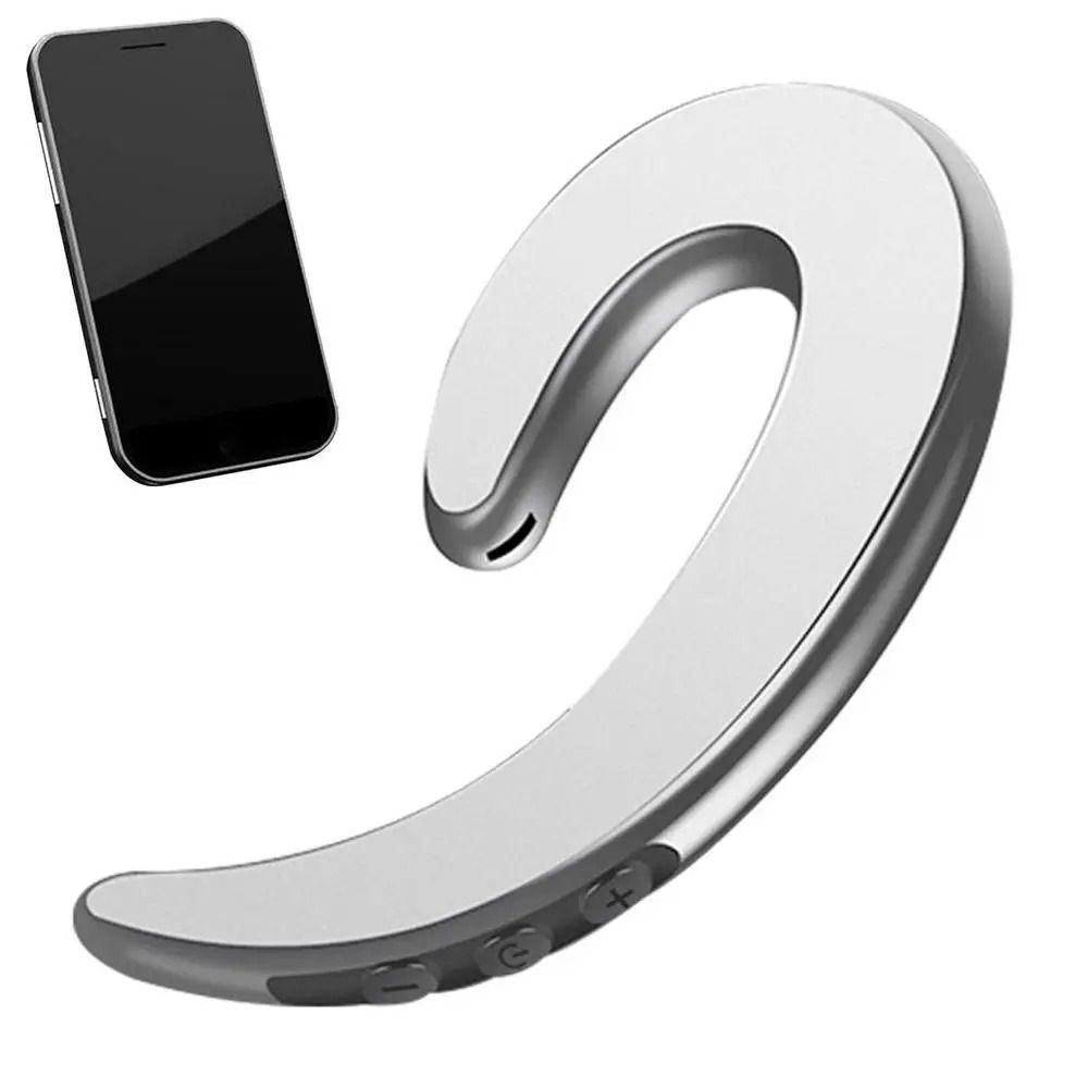 3D Stereo Kabelloser Bluetooth-Kopfhörer Einfarbiger Kabelloser Ohrbügel Sport-Headset Autofahrer
