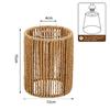 Hanging Woven Lampshade Vintage Style Hanging Light Lampshade  Interior Lighting Ornament