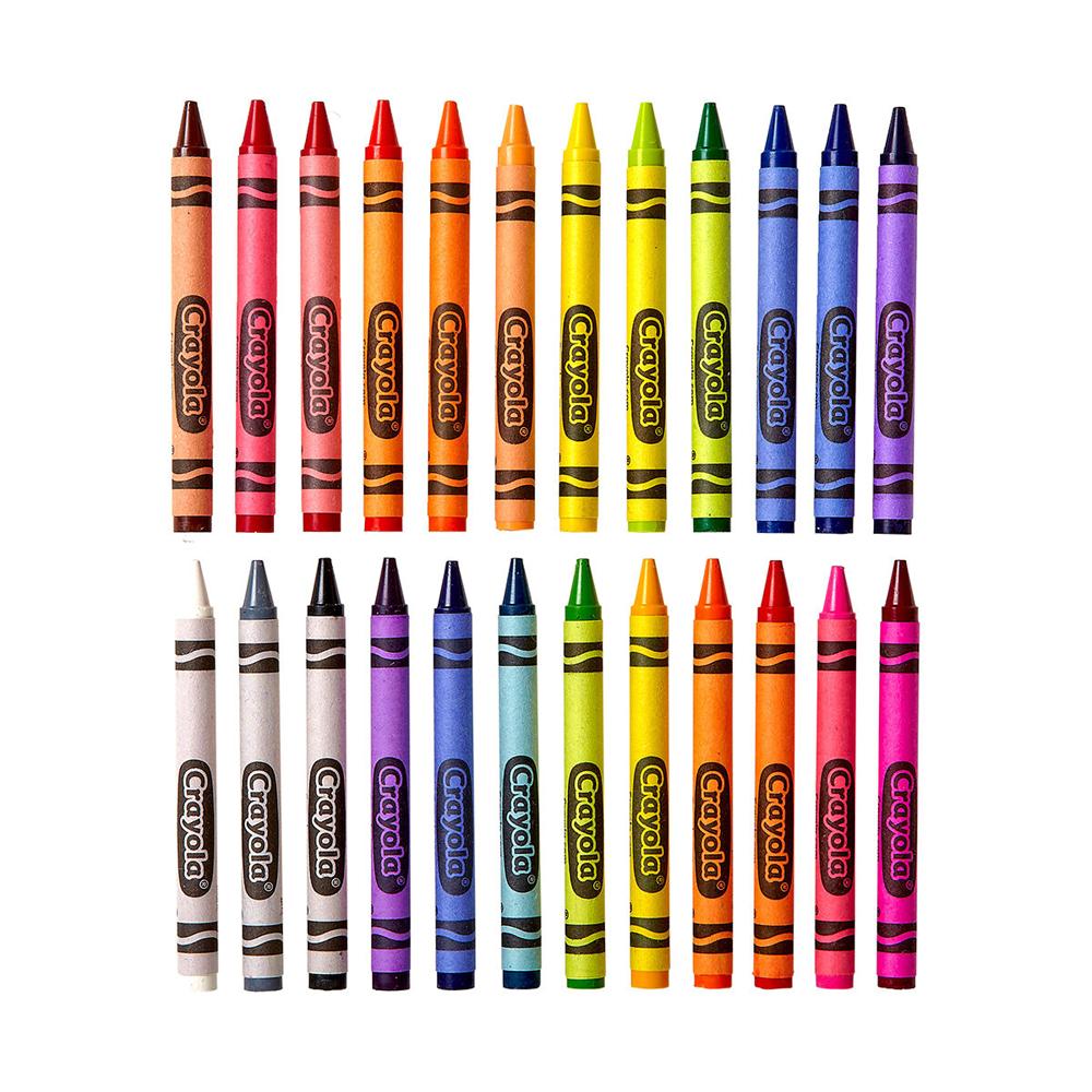 Kredki świecowe dla dzieci nietoksyczne eko Solar Power Crayola 24 kolory