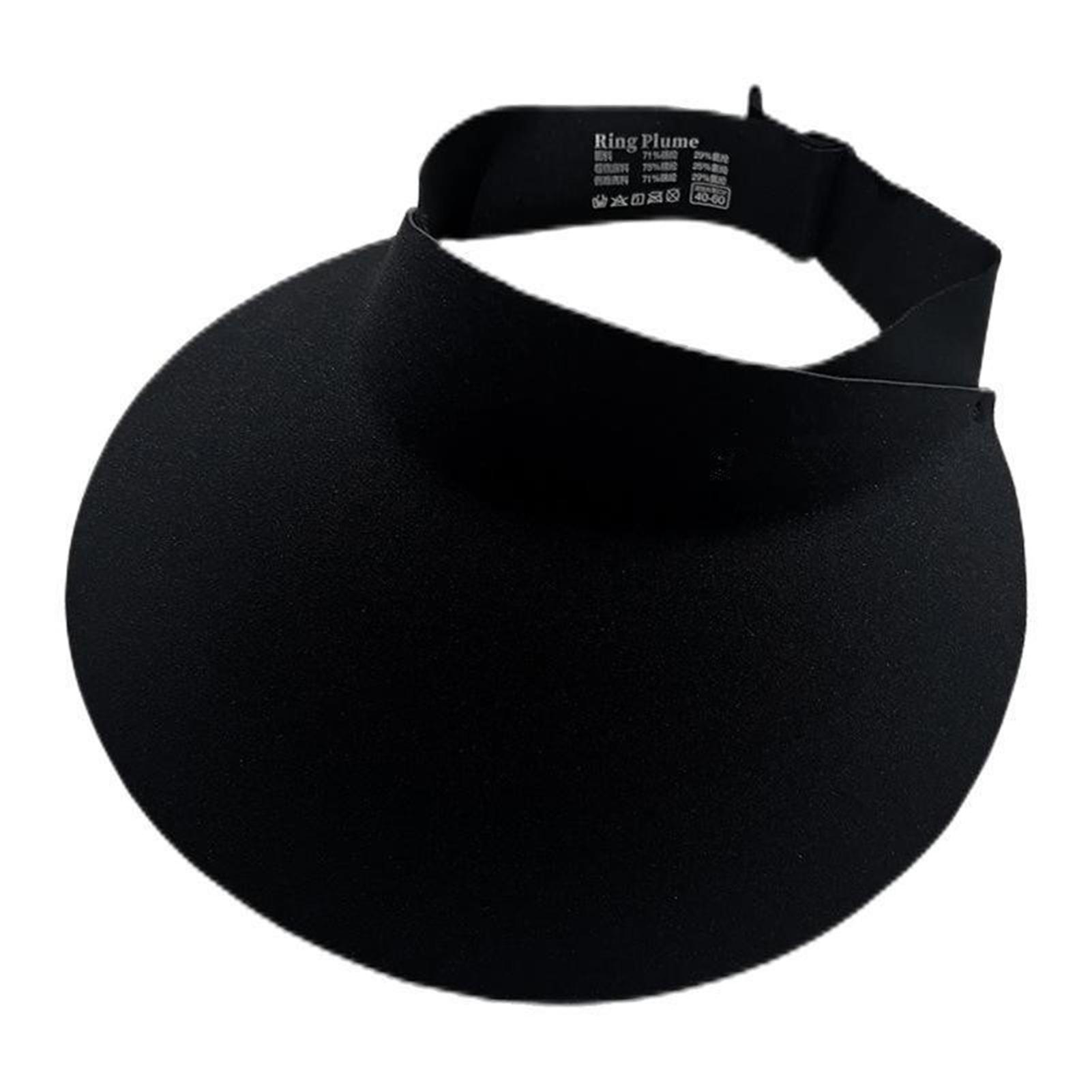 

In Summer The Seamless Large-eave Empty-top Sun Hat Can Be Folded To Prevent Ultraviolet Rays Ultra-light Empty-top Sun Hat