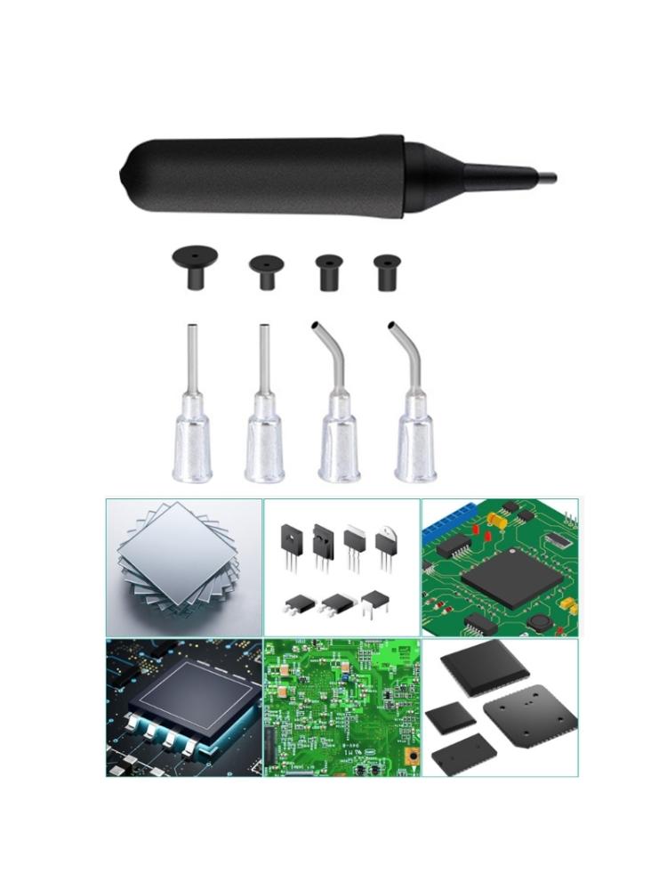 IC PickUp Vacuum Sucking Pen Set For Precisions Component Placement With Interchangeables Tip And Cups