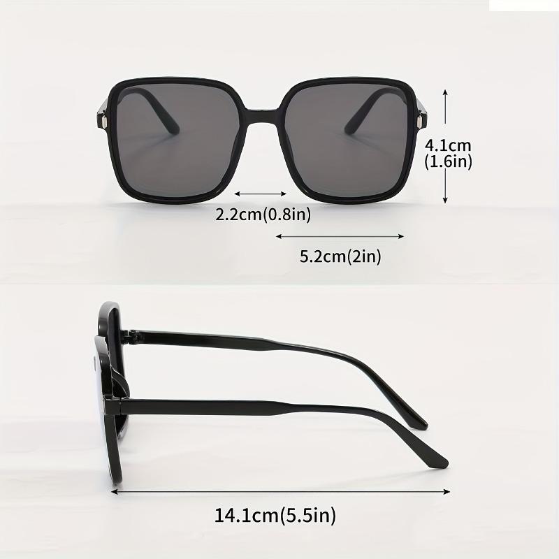 3 Pairs Of Stylish Square Shaped Women's Glasses Beach Accessories for Women Glasses Shades