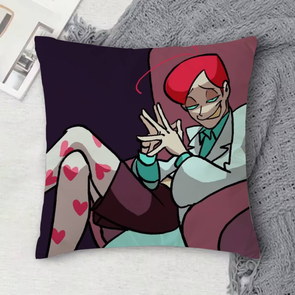 Psycho Cuties Double-Sided Printed Square Decorative Cushion Cover For Sofa Living Room Home Decor