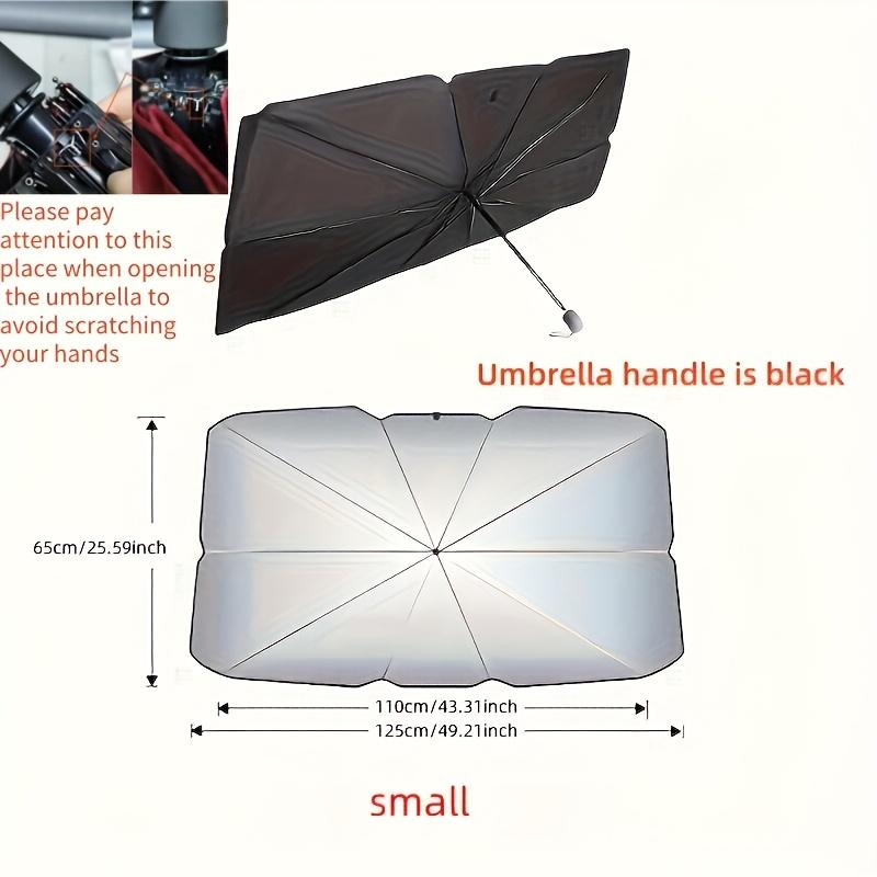 

Foldable Car Sunshade Windshield Cover UV Protection Heat Insulation Easy Installation for Cars Trucks SUVs