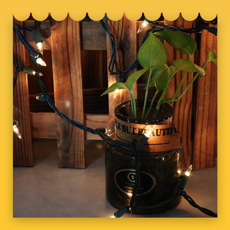 UL588 US Standard Outdoor Waterproof 100-Light Christmas String with Clear Tungsten Filament