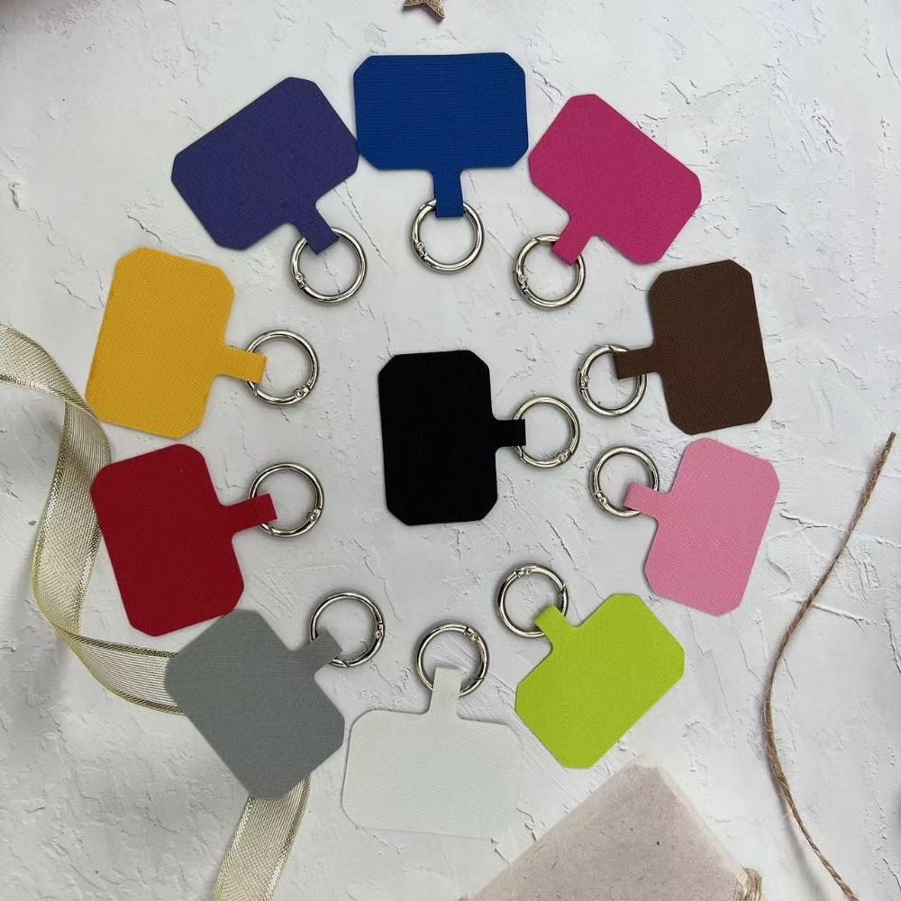 Oxford Cloth Mobile Phone Lanyard Clip Patch Metal Lanyard Metal Clasp Fixed Card  Mobile Phone