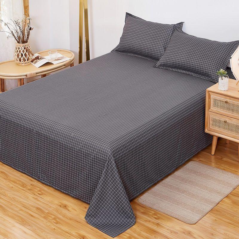 Nordic Style Solid Color Bed Sheet, Single Piece, Student Dormitory, Non-Pilling