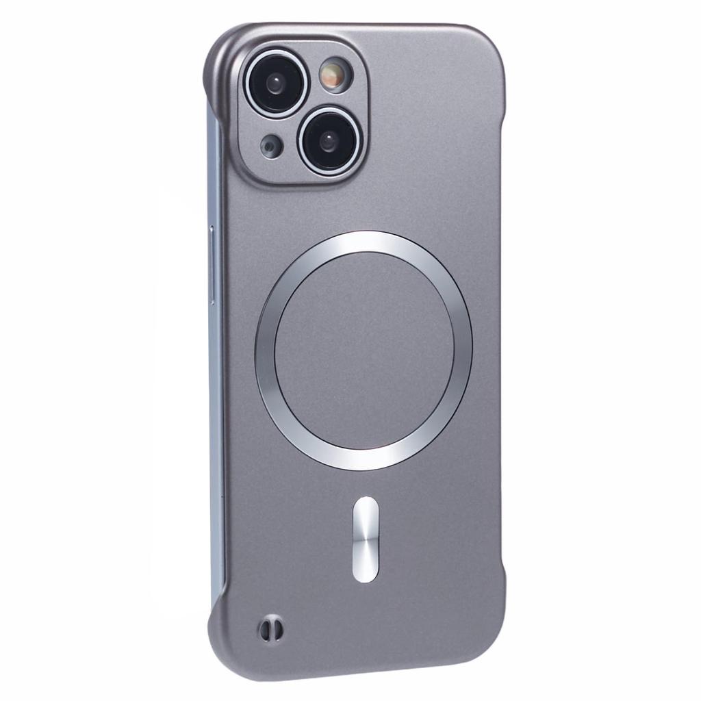 For iPhone 15 Case Compatible with MagSafe Hard PC Frameless Phone Cover