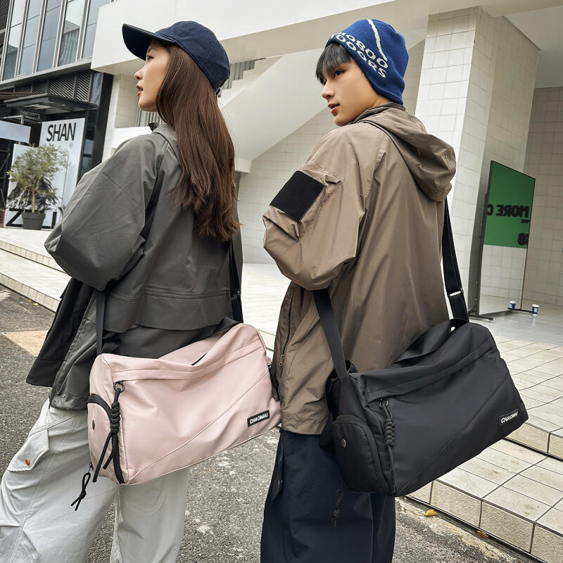 Large Capacity Crossbody Bag Men's And Women's Dry And Wet Separation Sports Messenger Bag Riding Shoulder Bag Shoe Warehouse Travel Bag