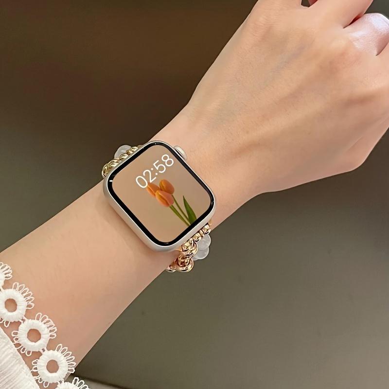 1 piece, fashionable opal bead chain bracelet, small fragrance adjustable buckle, watch strap bracelet.