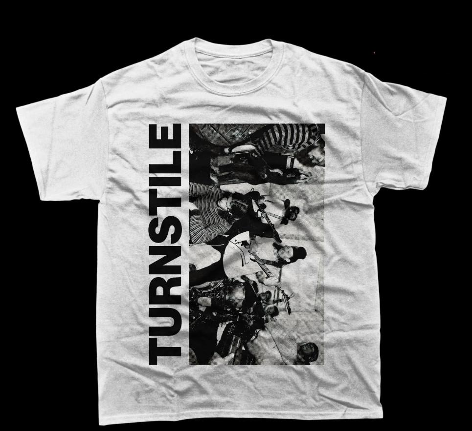 Turnstile BAND rock band white T-shirt Unisex All sizes S-5Xl JM689 Unisex T-Shirt M
