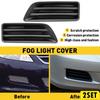 2Set Fog Light Covers Left & Passenger Side Set of 2 For 2006-2007 Honda Accord