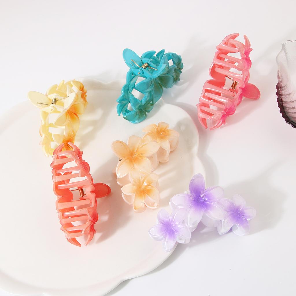 Neue Farbige Blume Haarspangen Clip für Frauen Mädchen Süße Haarnadeln Haarspange Große Krebs Haarspangen Haaraccessoires Geschenke