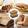 Cast Iron Loaf Pan with Lid Bread Baking Pan Even Heat Distribution for Homemade Bread, Cake, and Meatloaf