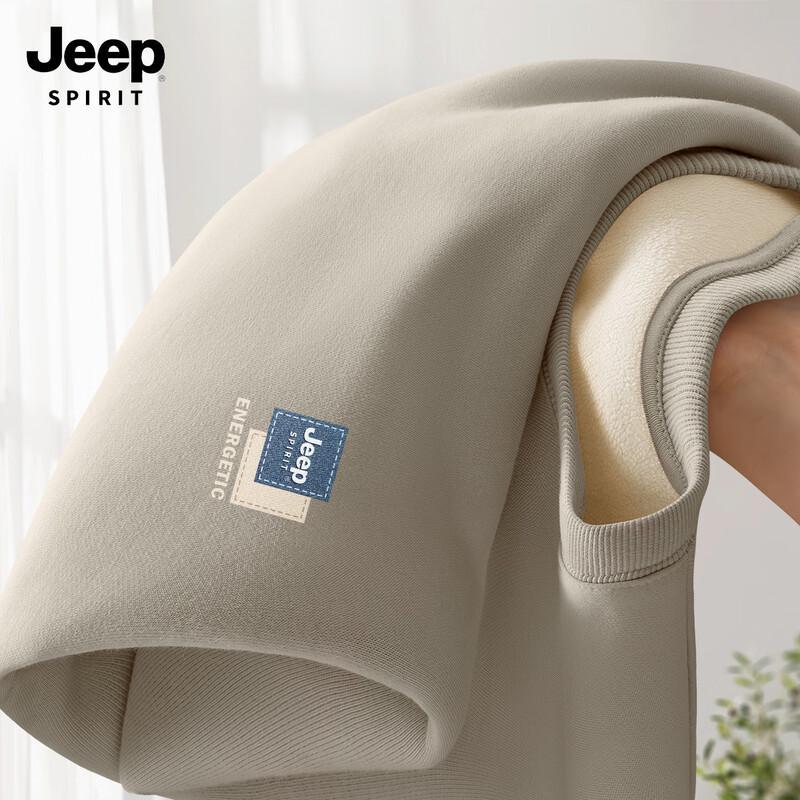 

Мужской свитшот с круглым вырезом и флисовой подкладкой JEEP SPIRIT 3XL