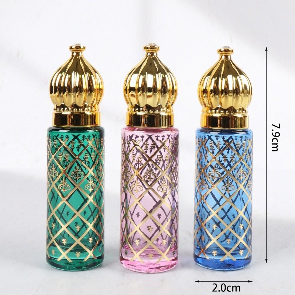 Glass Empty Perfume Bottle Color Packaging Portable Glass Bottle Roll-on Bottle  Travel Accessorie