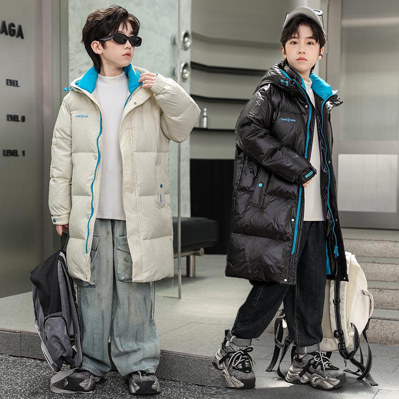2025 Boys' Winter Down Cotton Padded Jacket - Medium To Large Children