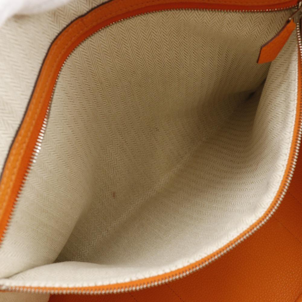 Hermes Torba Tote PM na przyjęcie w ogrodzie Pomarańczowa Negonda Kobiety Używana