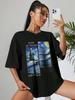 T-shirt épais avec impression Van Gogh