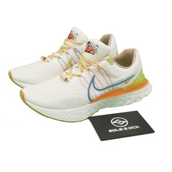 

Nike React Infinity Run Flyknit 3 Sail Hot Curry Men s DV1744-141 EU 40 синій