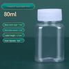 30, 50, 100ml Wide-Mouth Transparent Plastic Bottles with Lids for Samples