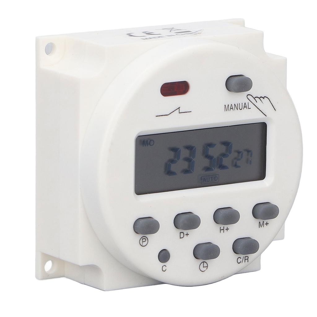 Timer Switch Programmable Time Relay Power Controller AC 220V for Equipment Appliance