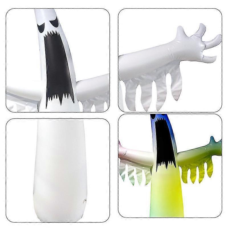 Halloween Giant Ghost Inflatable With Scary Sound Infrared Voice, Tall Spooky