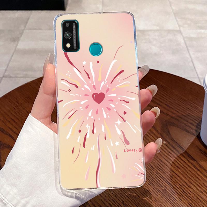 Jelly Casing For Honor 9X Lite 9XLite Capa Coque Clear Silicone Soft TPU Back Cover Cute Cat Rabbit Heart Protective Case Fundas