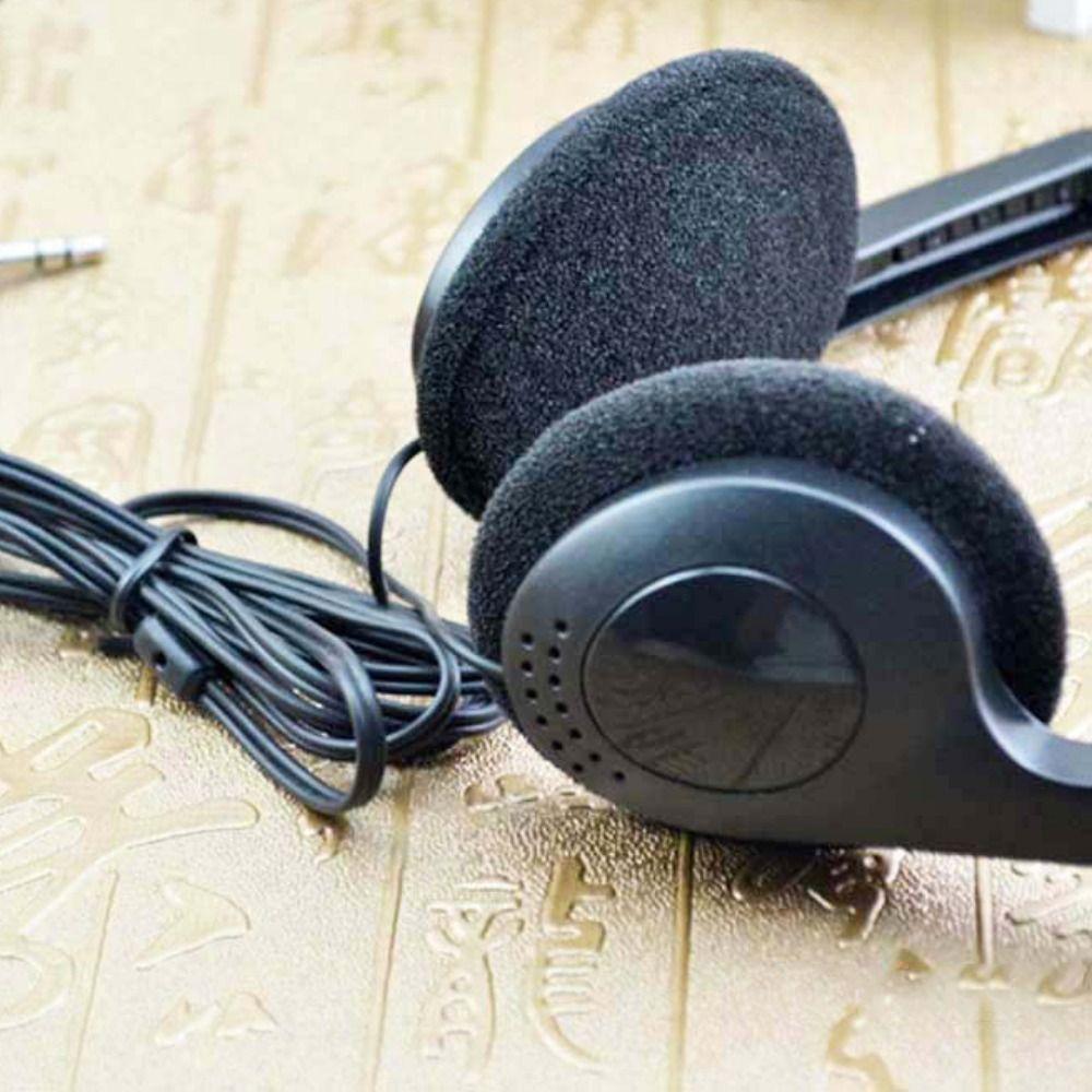 Wired Cellular Wired Headset 3.5MM Headphone Universal Headset Wired Headworn Earphones  Computer