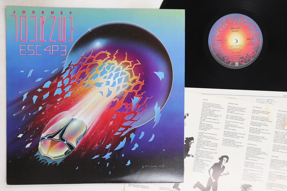 

LP Record JOURNEY - Escape (- Embossed Sleeve) 25AP2100 CBS SONY 1981 Japan Rock Used