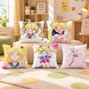 Anime Sailor Moon Magical Cushion Cover Personalized Soft Plush Pillow Living Room Home Sofa Bedroom Office Car Cushion