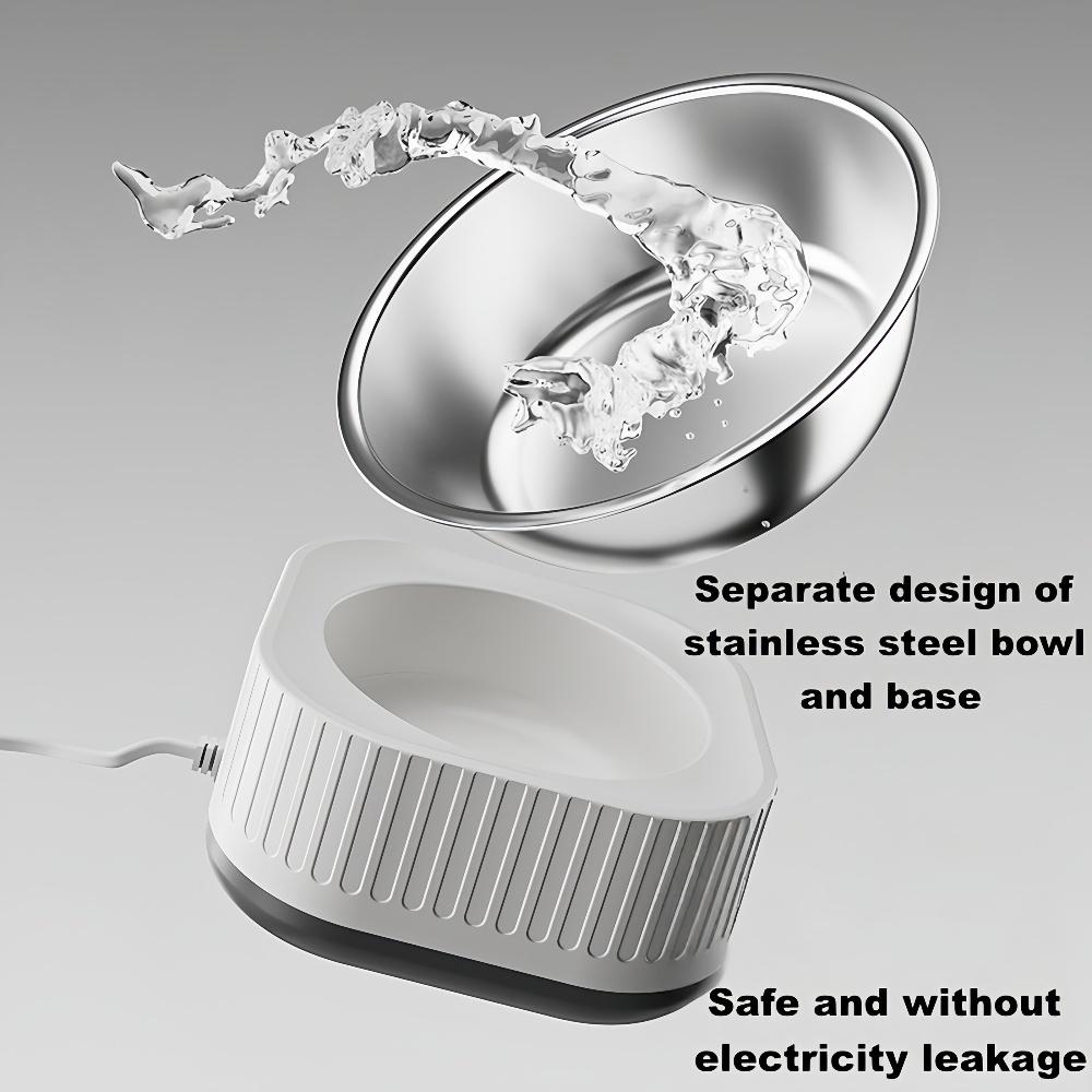 Pet Heating Bowl for Water/Food Cat Bowl Heating Noiseles Keep Warming Dog Water Bowls Winter Constant-temperature Pet Supplies