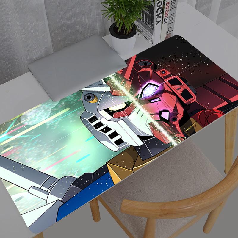 Mouse Pad Anime Gaming Mobile Suit Gundam Accessories new XXL Large Carpet Gamer PC Computer Keyboard Desk Mat Mausepad