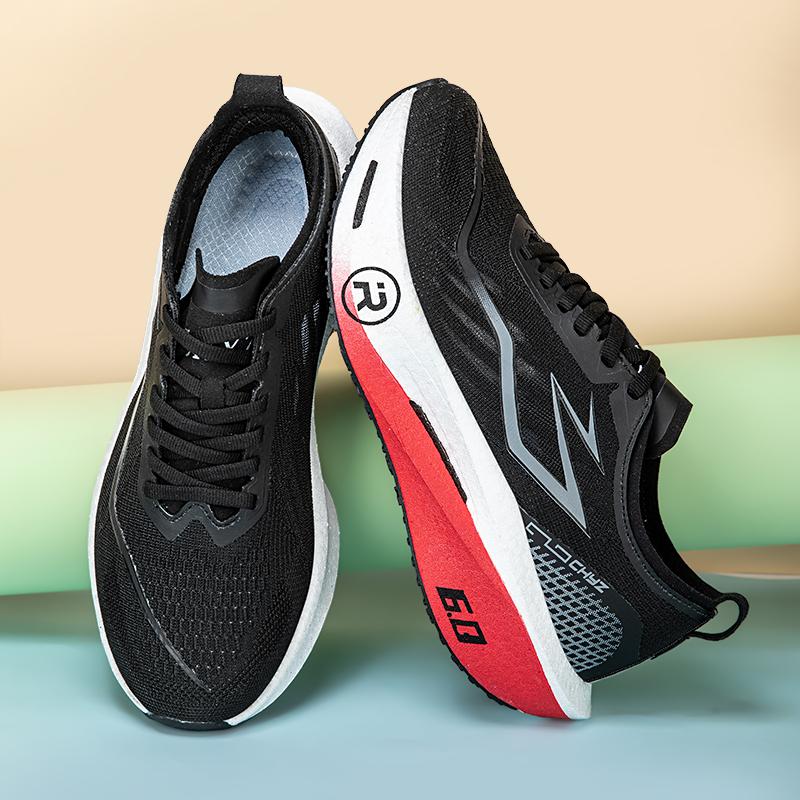 Men'S High-Quality Running Shoes Four Seasons Soft Sole Unisex Casual Sneakers Fashion Thick Sole Shock-Absorbing Sports Shoes