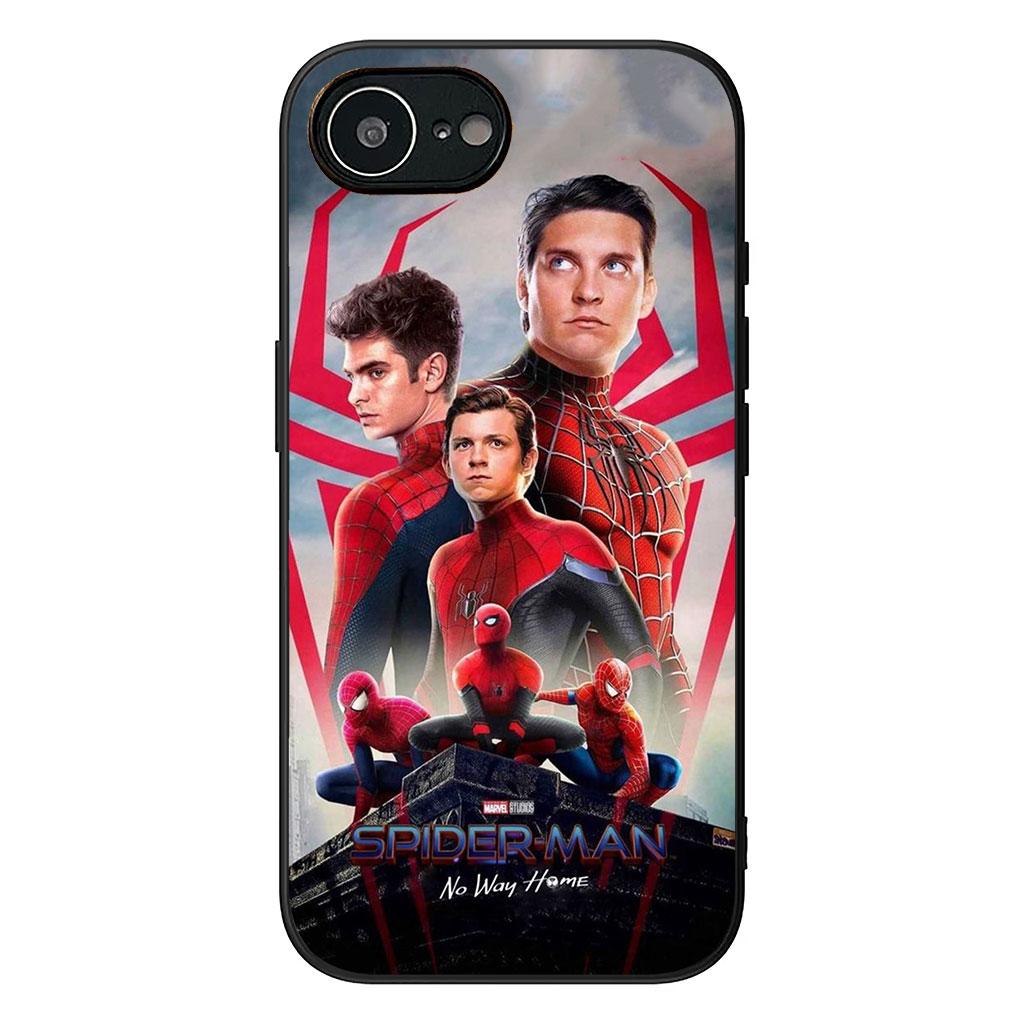 Logo Marvel Uomo Ragno Spiderman Cover Custodia per Telefono per Apple iPhone 17 16 11 Pro XS Max XR 6 7 8 Plus 16E SE 2020 Air 5 SE2