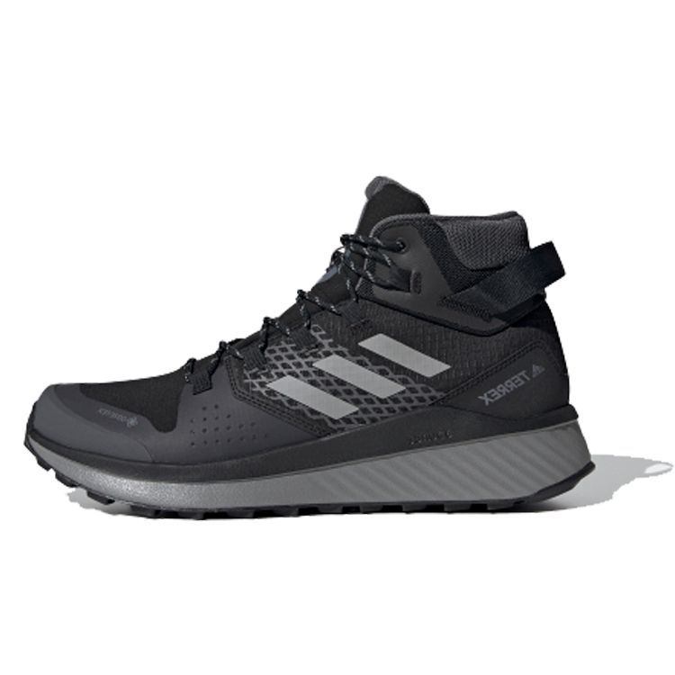 

Adidas Terrex Folgian Hiker Mid GTX Black Grey Мужские кроссовки Core-Black Grey-Four Grey-One EF0365