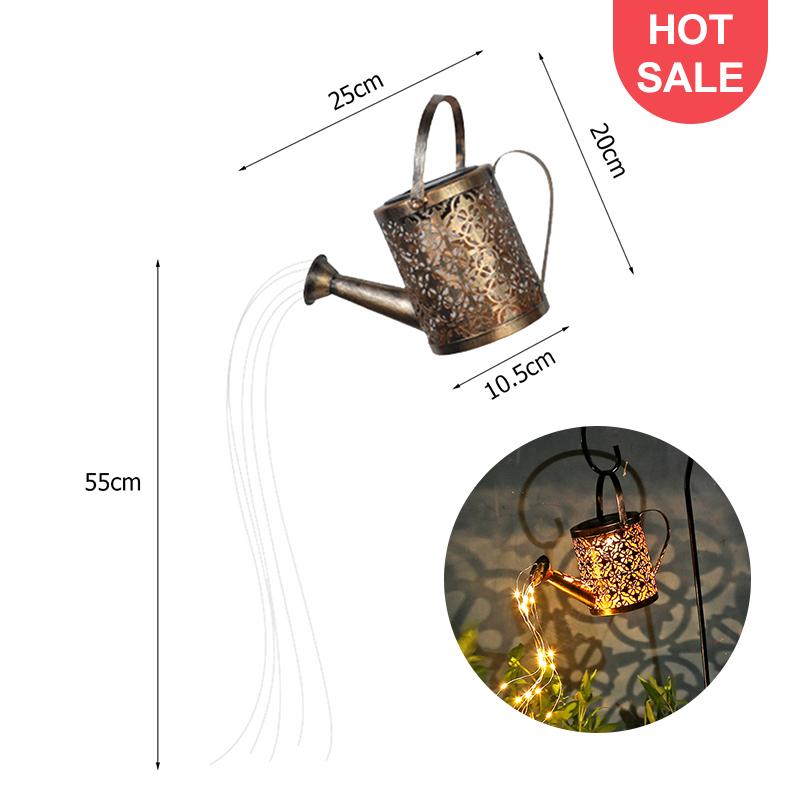 2025 Solar Watering Can Light Solar Lamp LED Shower Solar Fairy Light String Garden Yard Lawn Art Outdoor Christmas Decorations