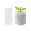 100pcs Biodegradable Nonwoven Nursery Bags Seedling Grow Pots Eco-Friendly Breathable Plant Bags for Garden Greenhouse Transplanting