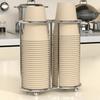 Multifunctional Disposables Cups Picker Stainless Steel Cup Storage Rack  Living Room