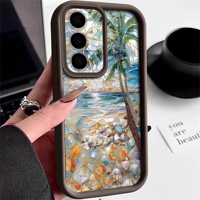 Romantic Scenery Print Case For Samsung A57 A37 A27 A17 S26 Ultra S25 FE A56 A36 A26 A16 A55 A35 A25 A15 A54 5G S21 S22 S23 S24 Plus Shockproof Cover