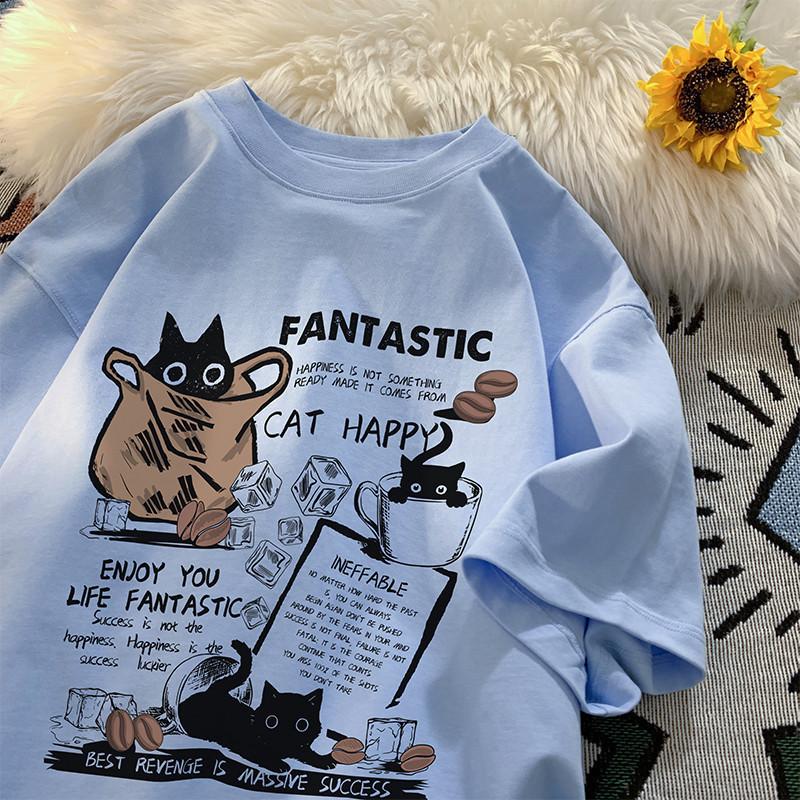 Daily Comfort Women's Top Short Sleeve Casual Cotton T-Shirts Women’s