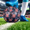 Kroatien Fußball Bedruckt Größe 5 Fußball Ball Abriebfest Standard Erwachsenen Trainingsfußball Fan Geschenk für Indoor Outdoor Spiel Sport